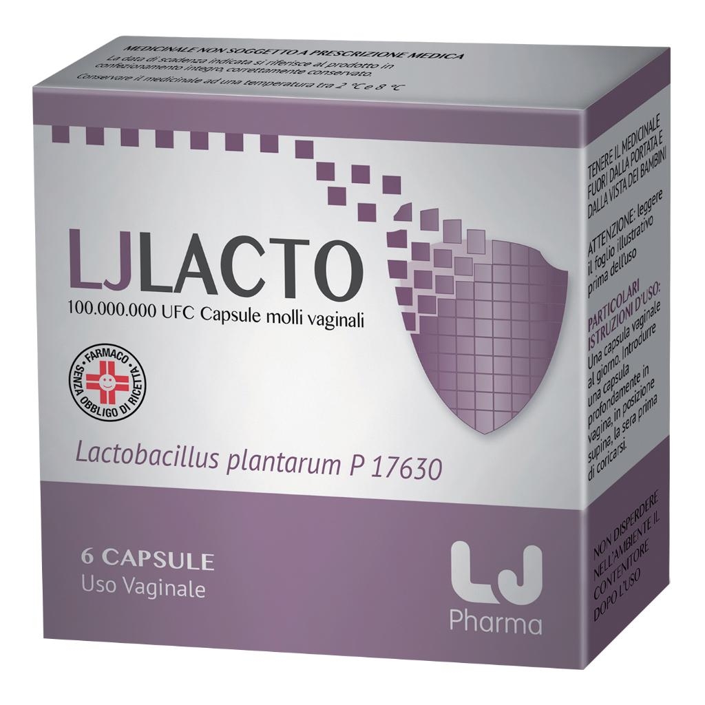 LJLACTO 100.000.000 UFC CAPSULE MOLLI VAGINALI