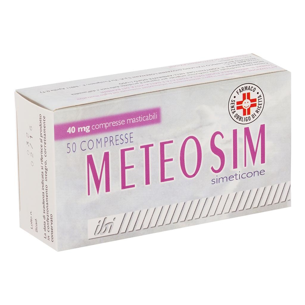 METEOSIM 40 MG COMPRESSE MASTICABILI