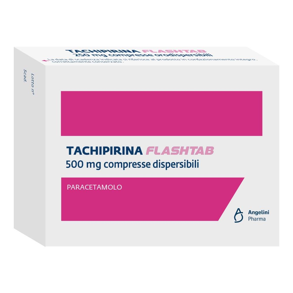 TACHIPIRINA FLASHTAB 500 MG COMPRESSE ORODISPERSIBILI