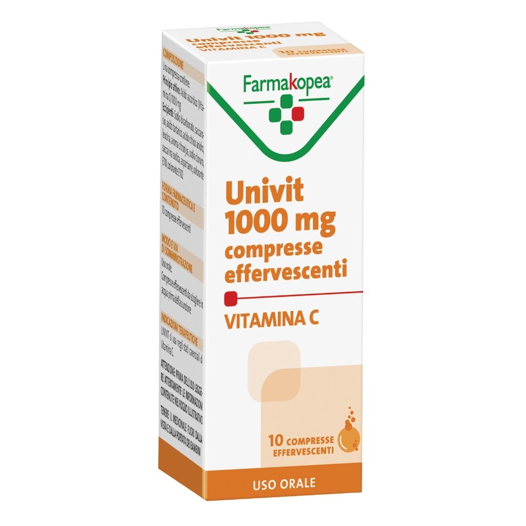 UNIVIT 1000 MG COMPRESSE EFFERVESCENTI