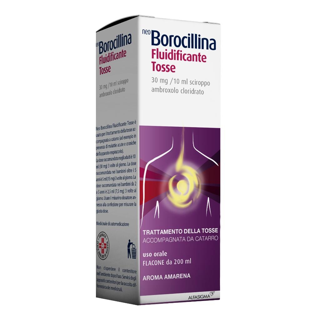 NEO BOROCILLINA FLUIDIFICANTE TOSSE 30 MG/10 ML SCIROPPO - FLACONE 200 ML