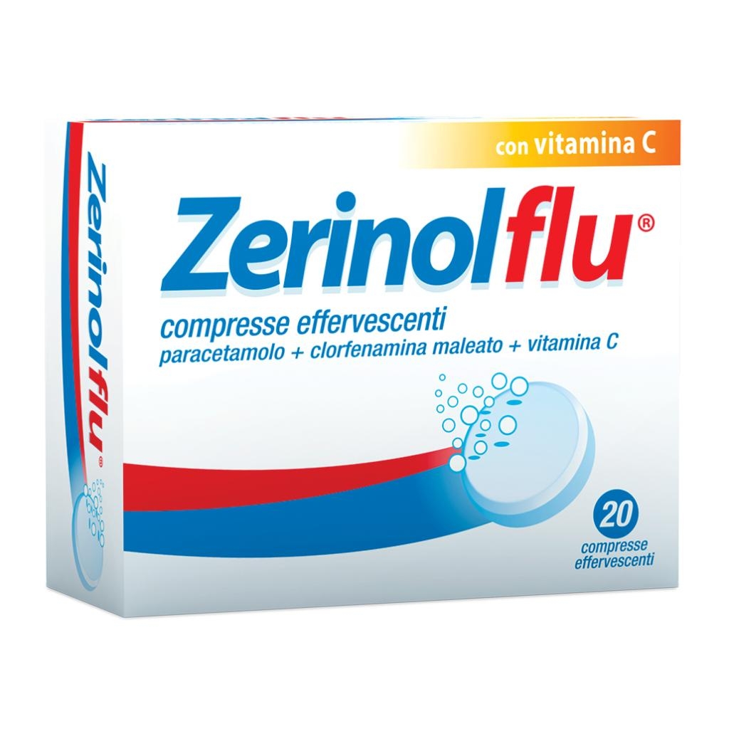 ZERINOLFLU COMPRESSE EFFERVESCENTI