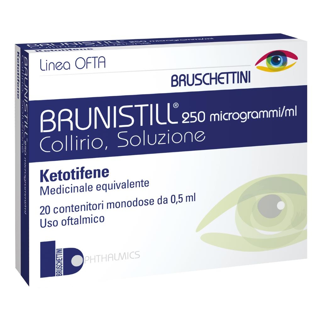 BRUNISTILL 250 MICROGRAMMI/ML COLLIRIO, SOLUZIONE