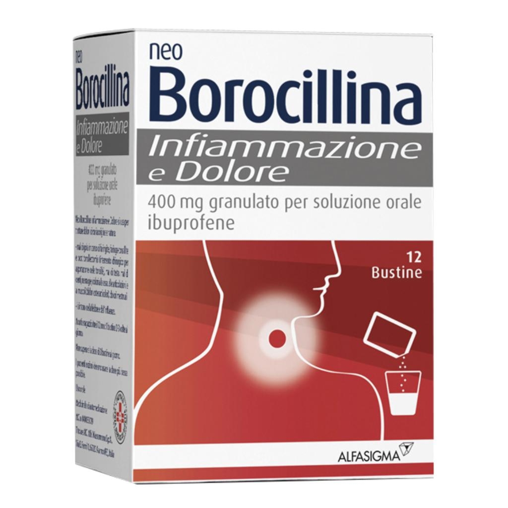 NEO BOROCILLINA INFIAMMAZIONE E DOLORE 400 MG GRANULATO PER SOLUZIONE ORALE