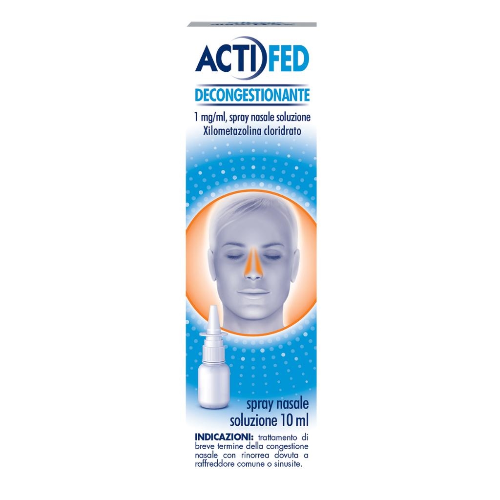 ACTIFED DECONGESTIONANTE 1 MG/ML SPRAY NASALE, SOLUZIONE