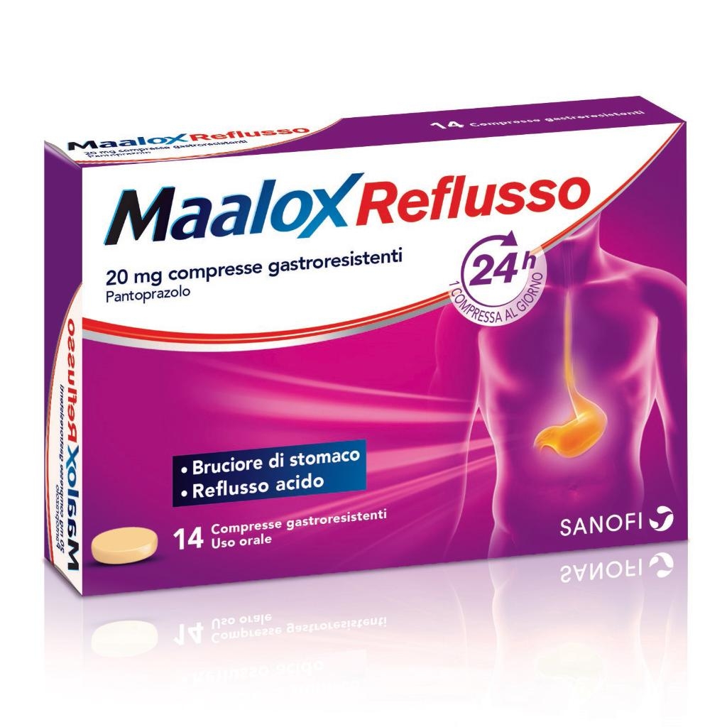 MAALOX REFLUSSO 20 MG COMPRESSE GASTRORESISTENTI