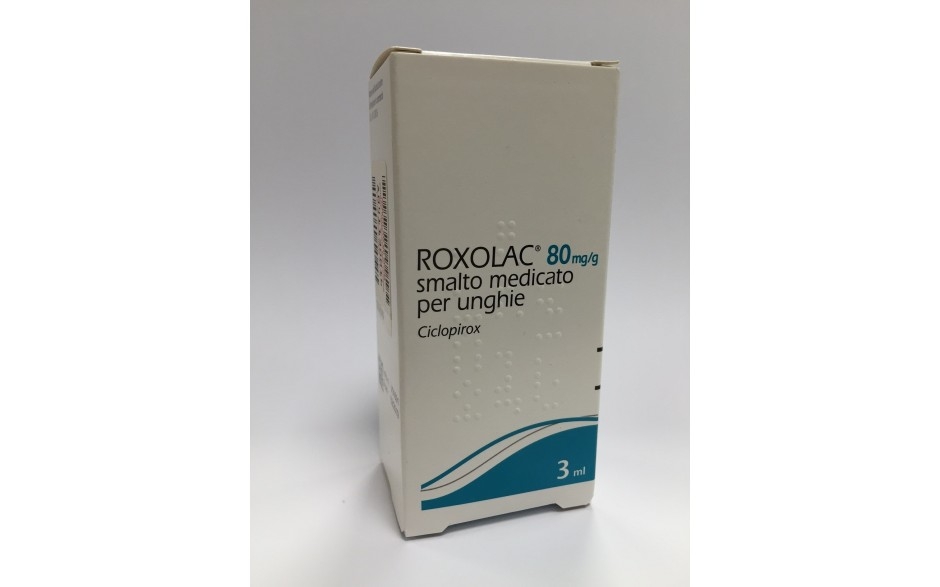 ROXOLAC 80 MG/G, SMALTO MEDICATO PER UNGHIE