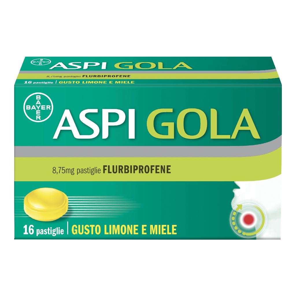 ASPI GOLA 8,75 MG PASTIGLIE GUSTO LIMONE E MIELE