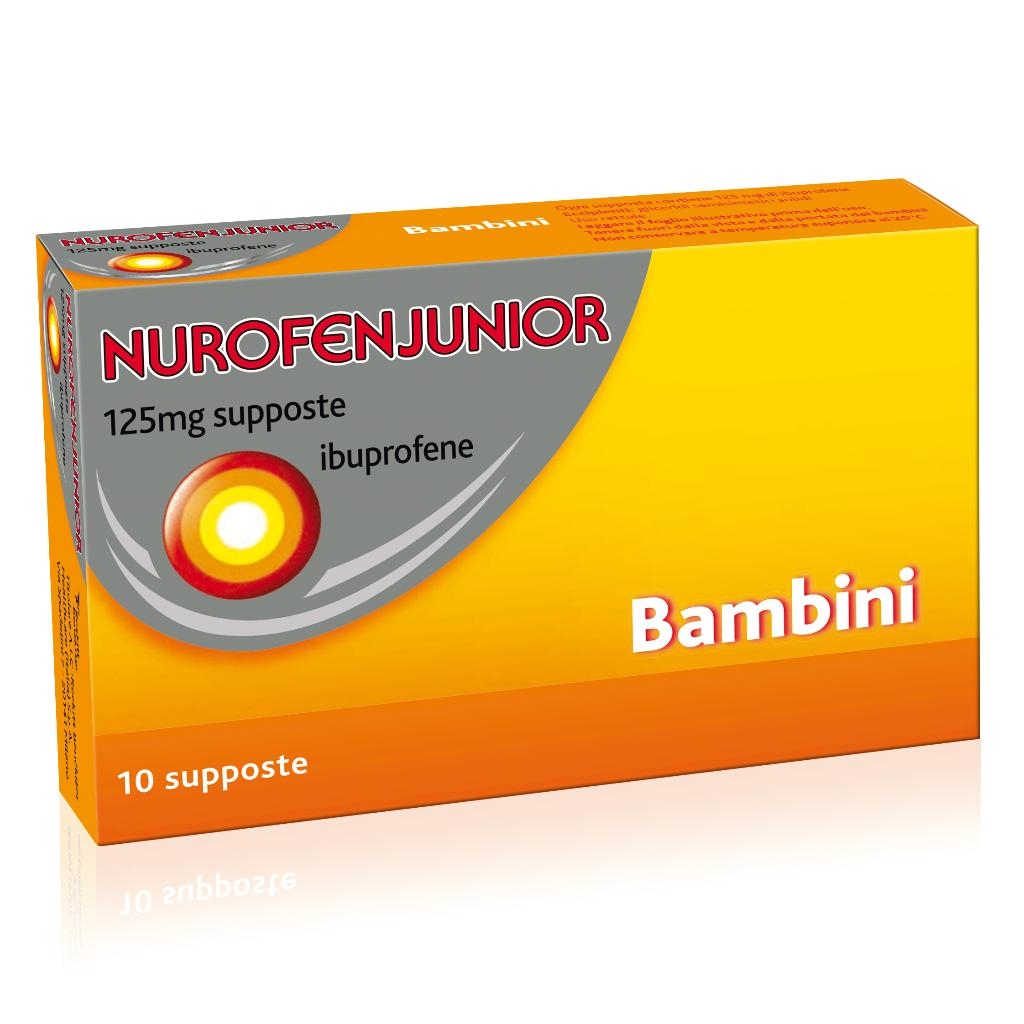 NUROFENJUNIOR 125 MG SUPPOSTE BAMBINI