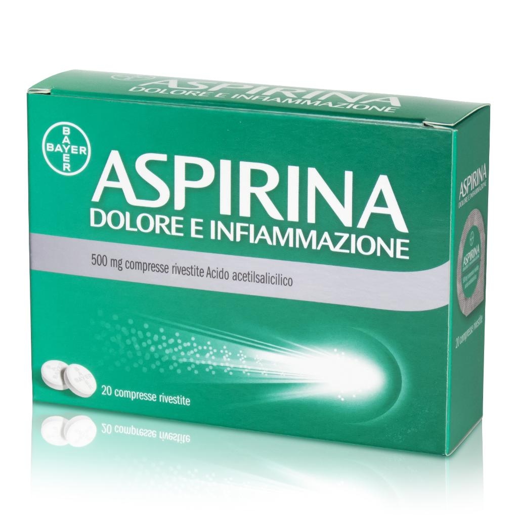 ASPIRINA DOLORE E INFIAMMAZIONE 500 MG COMPRESSE RIVESTITE