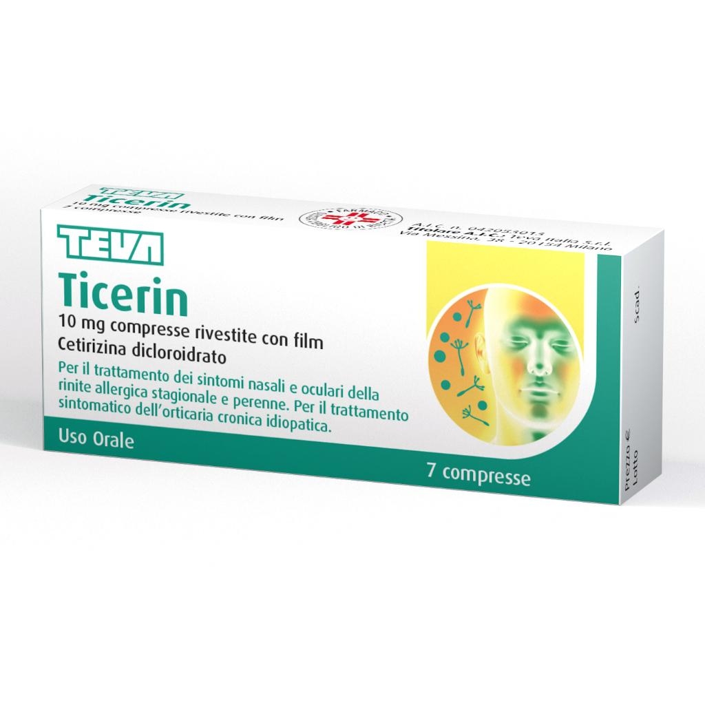 TICERIN 10 MG COMPRESSE RIVESTITE CON FILM