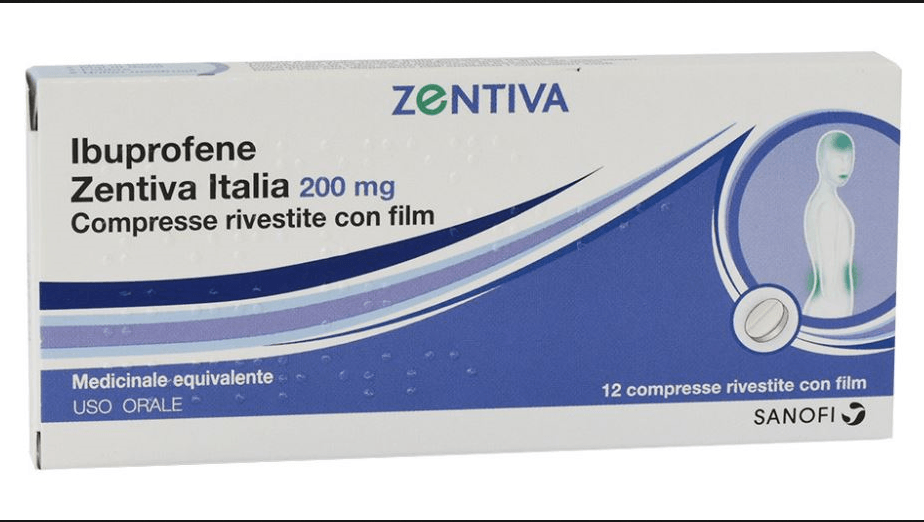 IBUPROFENE ZENTIVA ITALIA 200 MG COMPRESSE RIVESTITE CON FILM