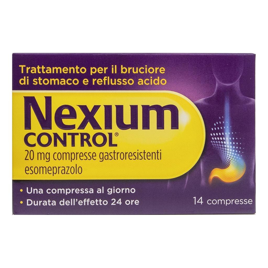 NEXIUM CONTROL 20 MG COMPRESSE GASTRORESISTENTI