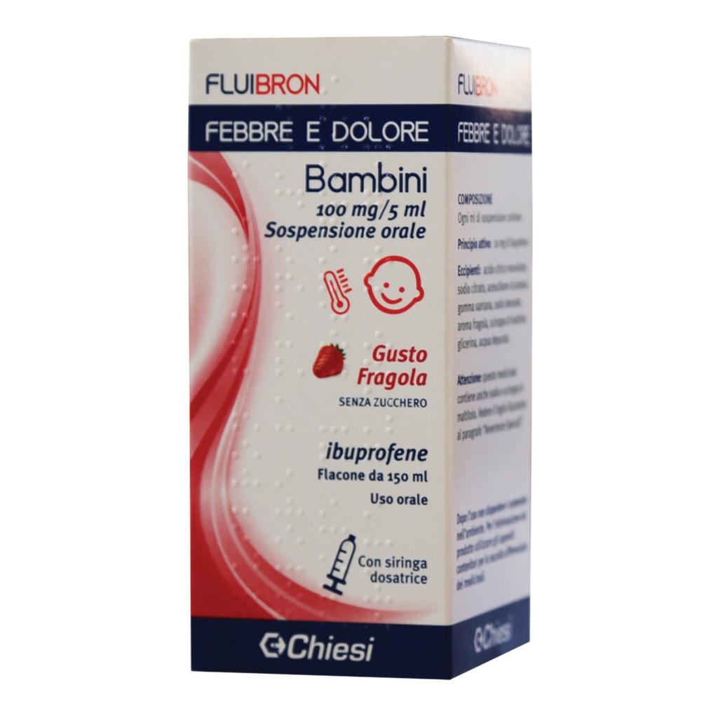 DECAFLU FEBBRE E DOLORE BAMBINI 100 MG/5 ML SOSPENSIONE ORALE