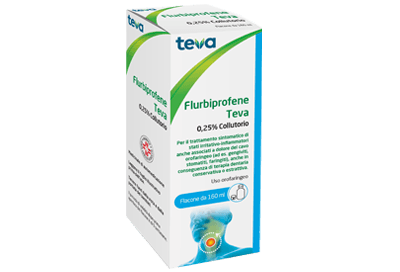 FLURBIPROFENE TEVA 0,25%