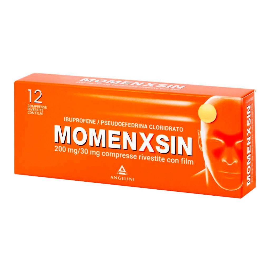 MOMENXSIN 200 MG/30 MG COMPRESSE RIVESTITE CON FILM.