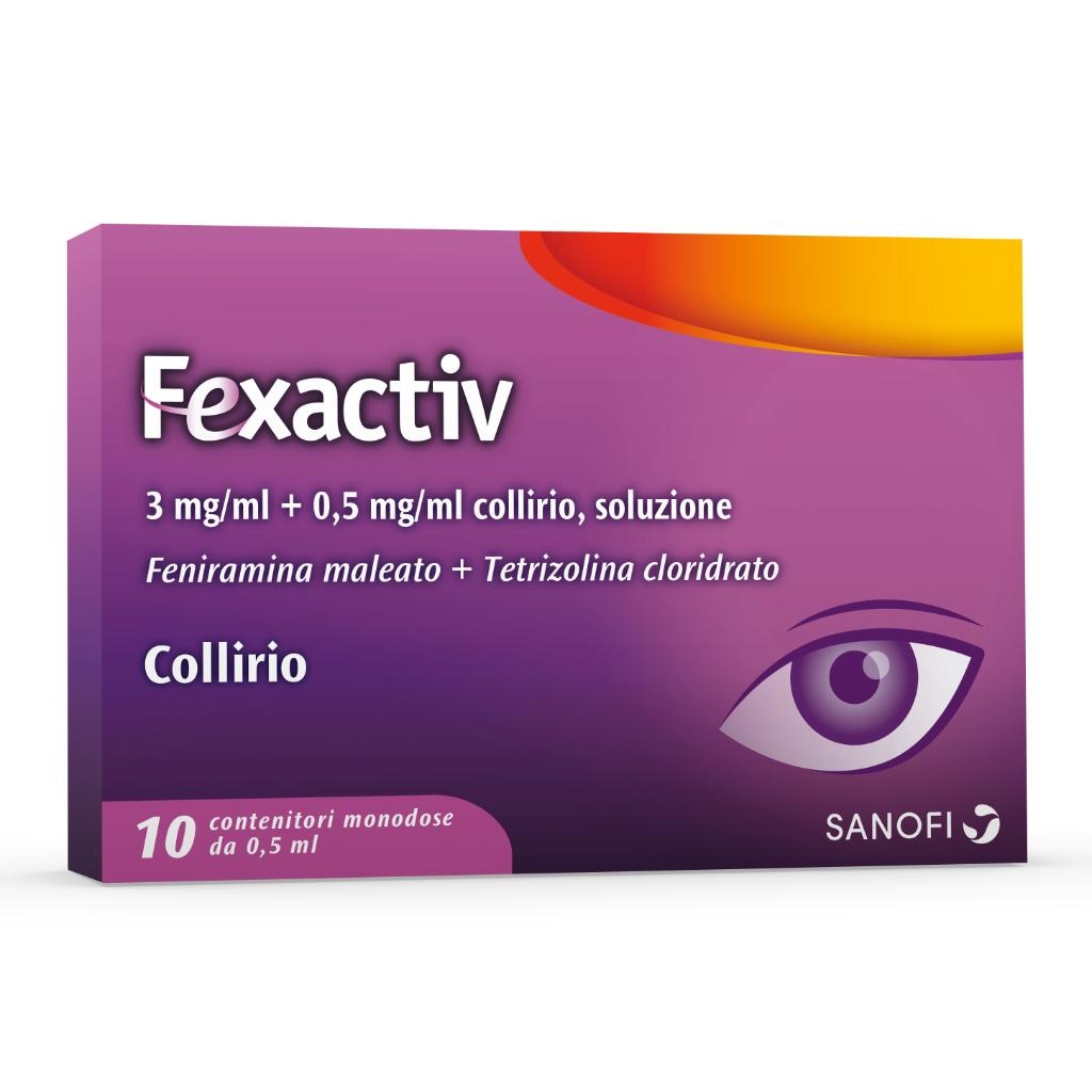 FEXACTIV 3 MG/ML + 0,5 MG/ML COLLIRIO SOLUZIONE