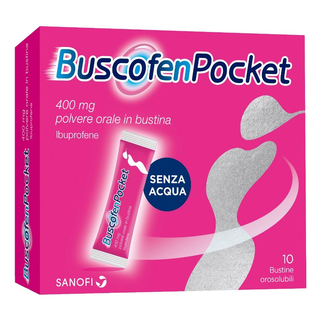 BUSCOFENPOCKET 400 MG POLVERE ORALE IN BUSTINA
