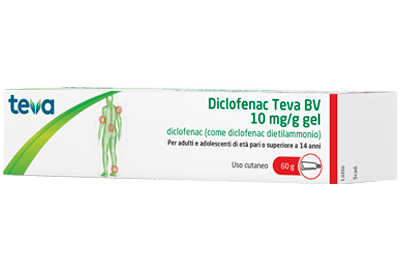 DICLOFENAC TEVA BV 10 MG/G GEL