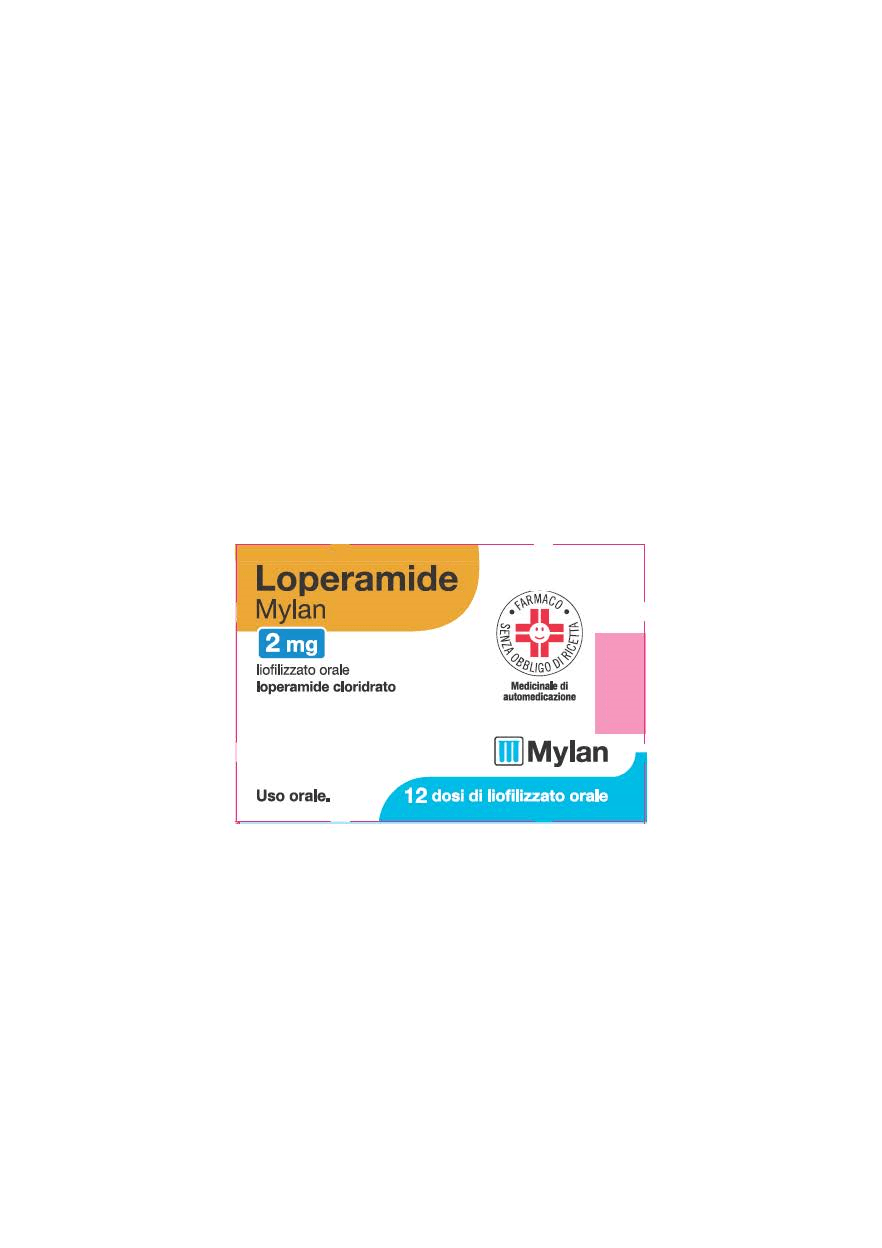 LOPERAMIDE MYLAN 2 MG LIOFILIZZATO ORALE