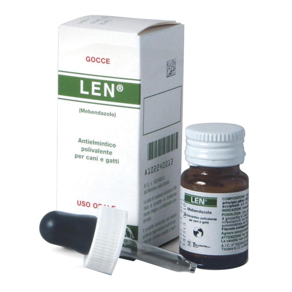 LEN 150 MG/G GOCCE ORALI SOSPENSIONE PER GATTI CANI FINO A 10 KG GATTI E CANI (CUCCIOLI)