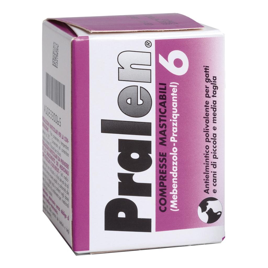 PRALEN 240 MG + 20 MG COMPRESSE MASTICABILI PER GATTI E CANI DI PICCOLA E MEDIA TAGLIA