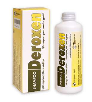 DEROXEN 30 MG/ML SHAMPOO PER CANI E GATTI (CLOREXIDINA)