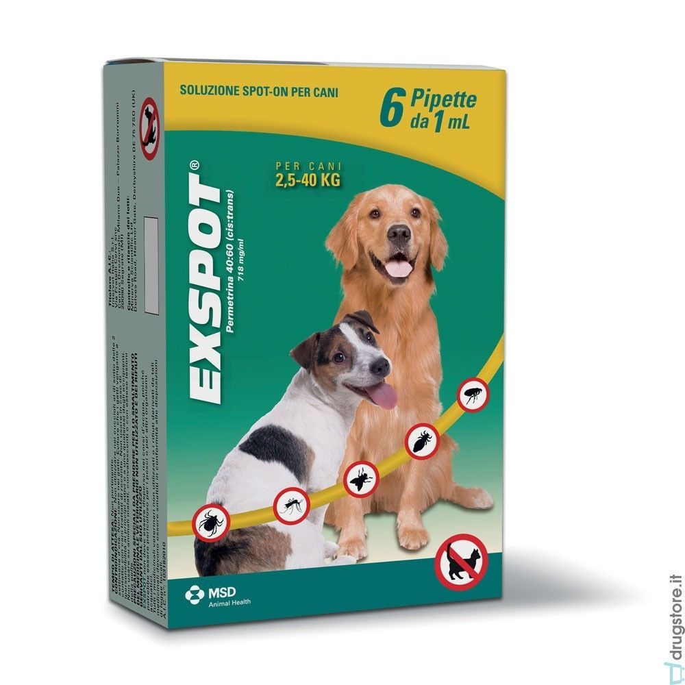 EXSPOT 715 MG/ML SOLUZIONE PER SPOT ON PER CANI