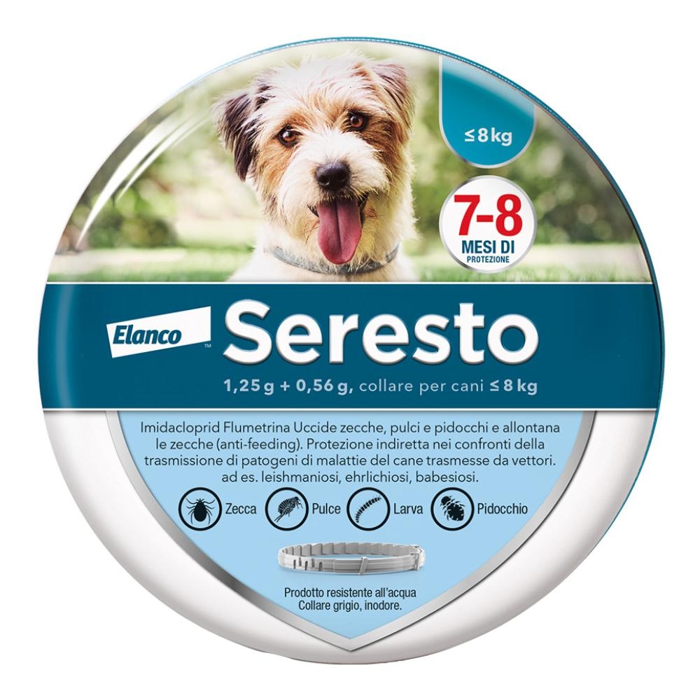 SERESTO 1,25 G + 0,56 G, COLLARE PER CANI 