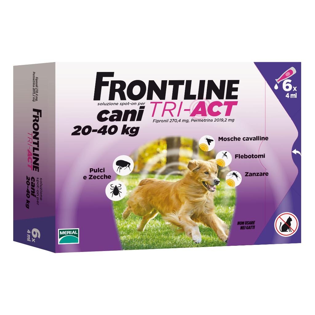 FRONTLINE TRI-ACT SOLUZIONE SPOT-ON PER CANI DI 20-40 KG