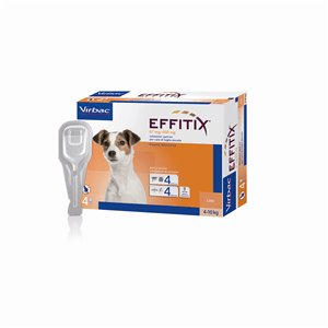 EFFITIX 67 MG/600 MG SOLUZIONE SPOT-ON PER CANI DI TAGLIA PICCOLA