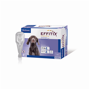 EFFITIX 134 MG/1200 MG SOLUZIONE SPOT-ON PER CANI DI TAGLIA MEDIA