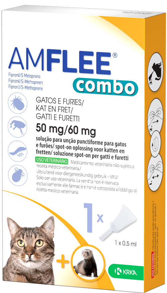 AMFLEE COMBO 50 MG/60 MG SOLUZIONE SPOT-ON PER GATTI E FURETTI