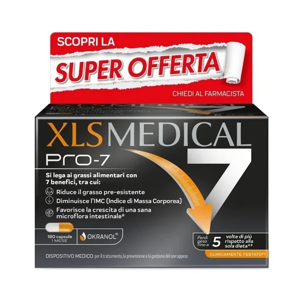 XLS MEDICAL PRO-7 180 CAPSULE TAGLIO PREZZO