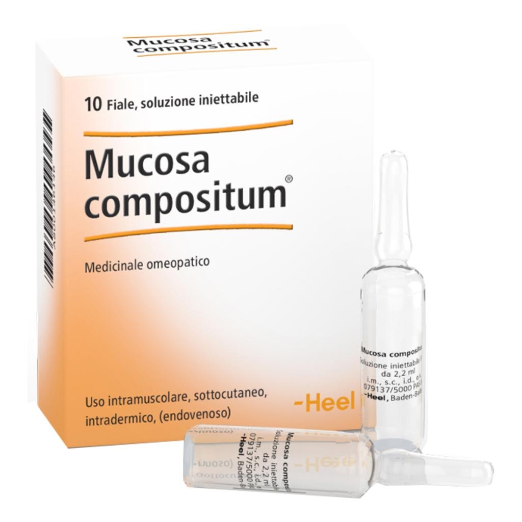 HEEL MUCOSA COMPOSITUM 10 FIALE DA 2,2 ML L'UNA