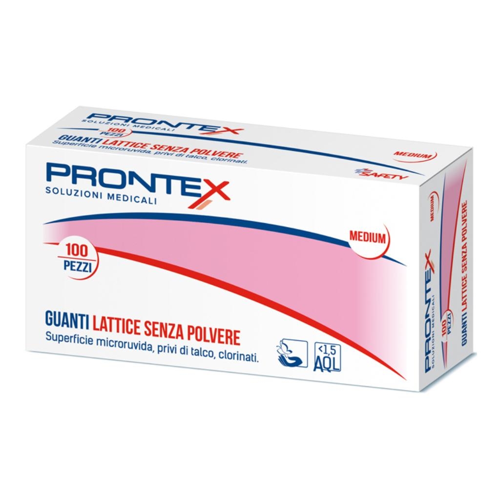 PRONTEX GUANTO IN LATTICE SENZA POLVERE PICCOLO 100 PEZZI