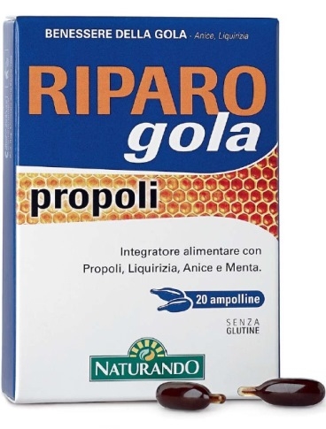 RIPARO GOLA PROPOLI 20 AMPOLLE BEVIBILI