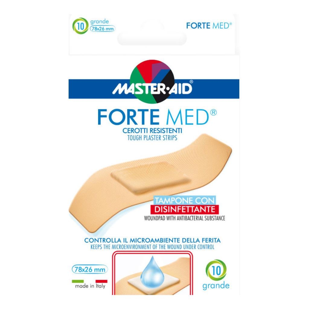 CEROTTO MASTER-AID FORTE MED GRANDE 10 PEZZI