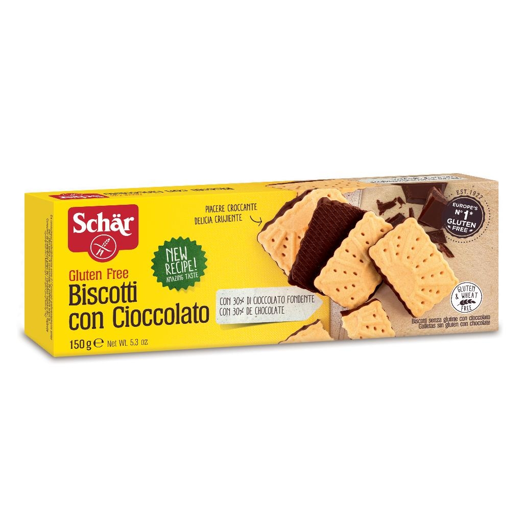 SCHAR BISCOTTO CON CIOCCOLATO DARK CHOCOLATE 150 G