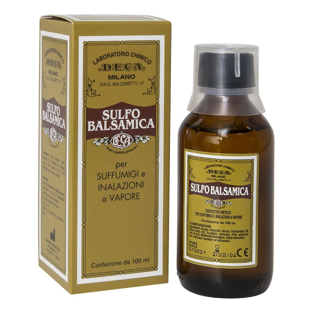 SULFO BALSAMICA SOLUZIONE VIE RESPIRATORIE SUPERIORI 100 ML