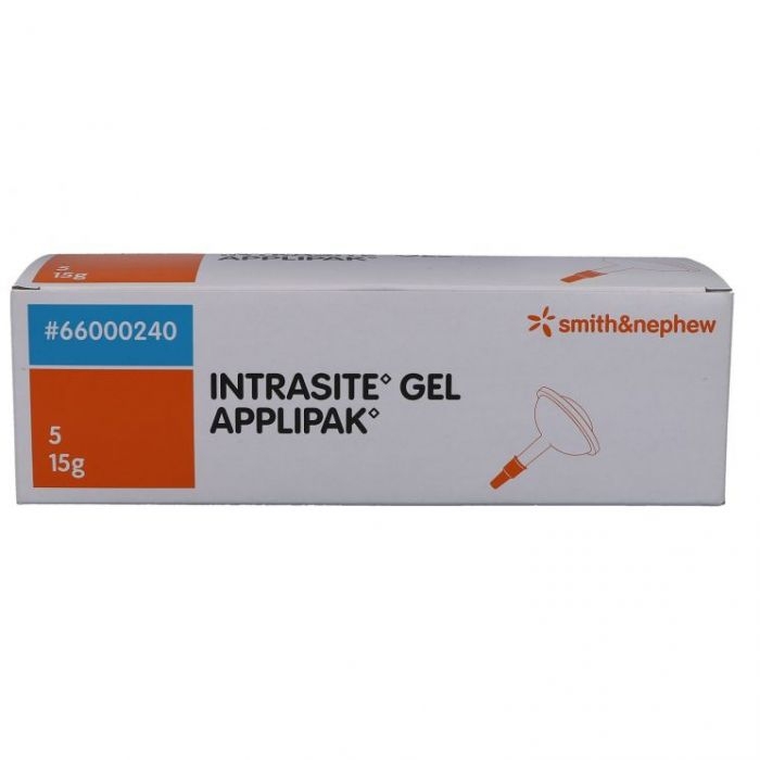 MEDICAZIONE A BASE DI IDROGEL AMORFO PER SBRIGLIAMENTO DEL TESSUTO NECROTICO CONFEZIONE CON APPLICATORE APPLIPAK 15G 5 PEZZI