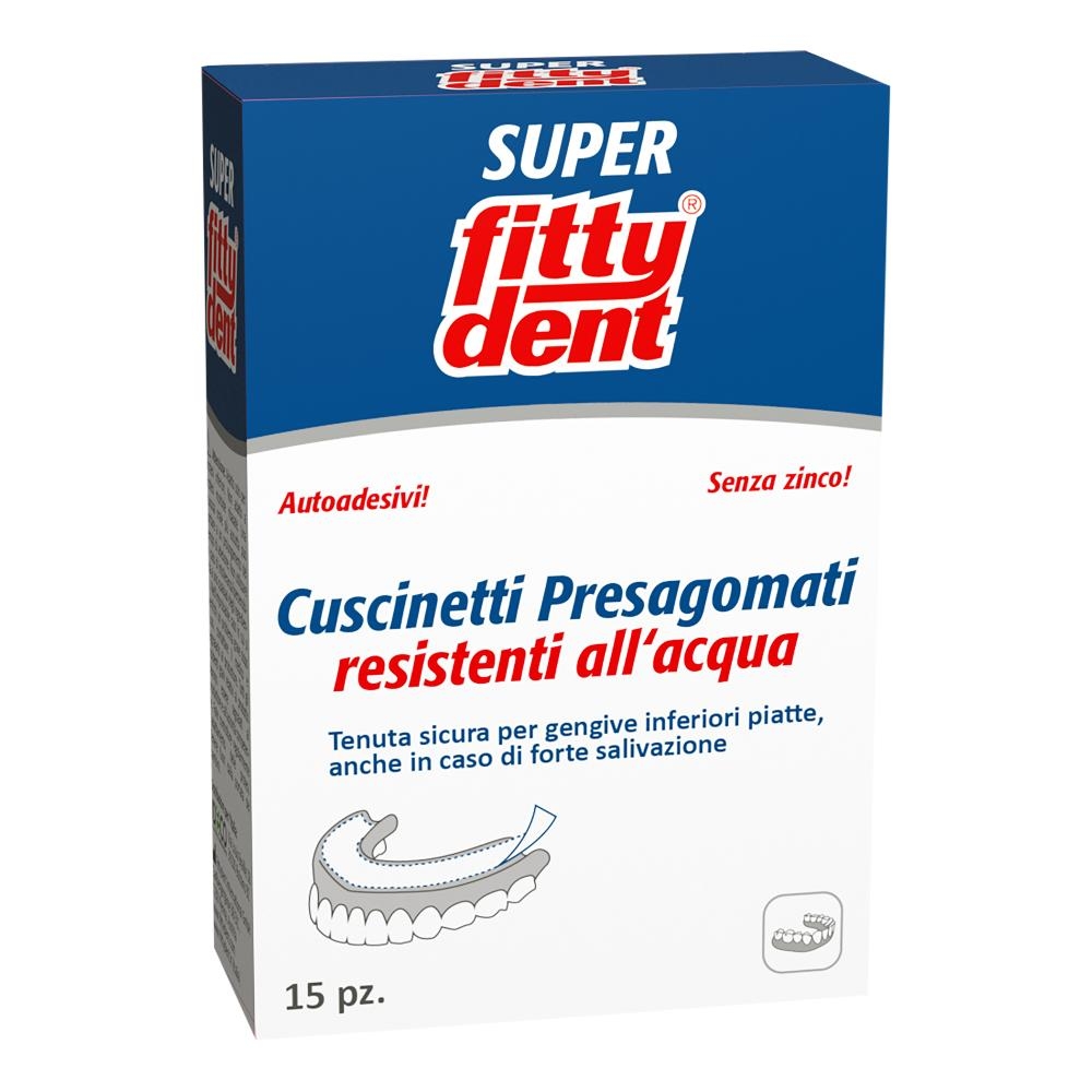 FITTYDENT COMFORT PRESAGOMATO CUSCINETTI ADESIVI 15 PEZZI