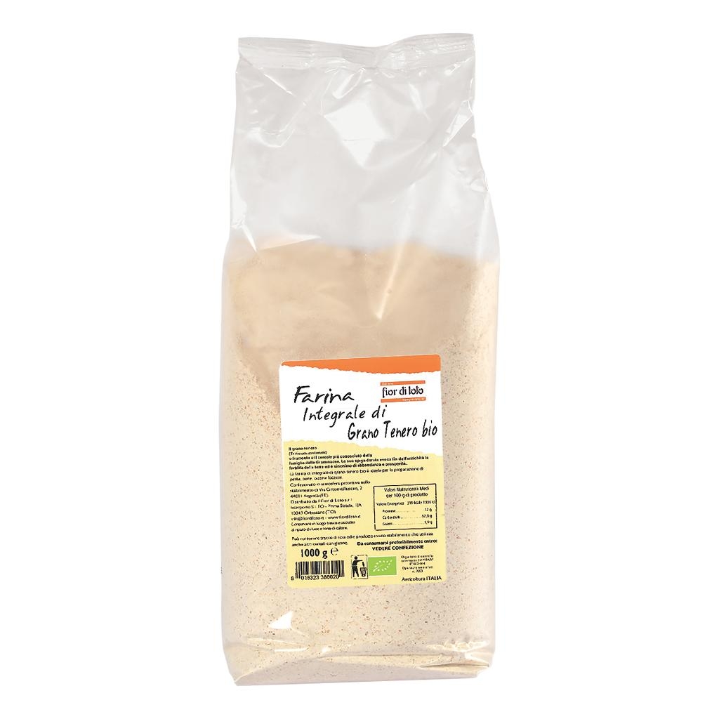 FARINA INTEGRALE DI GRANO TENERO 1 KG