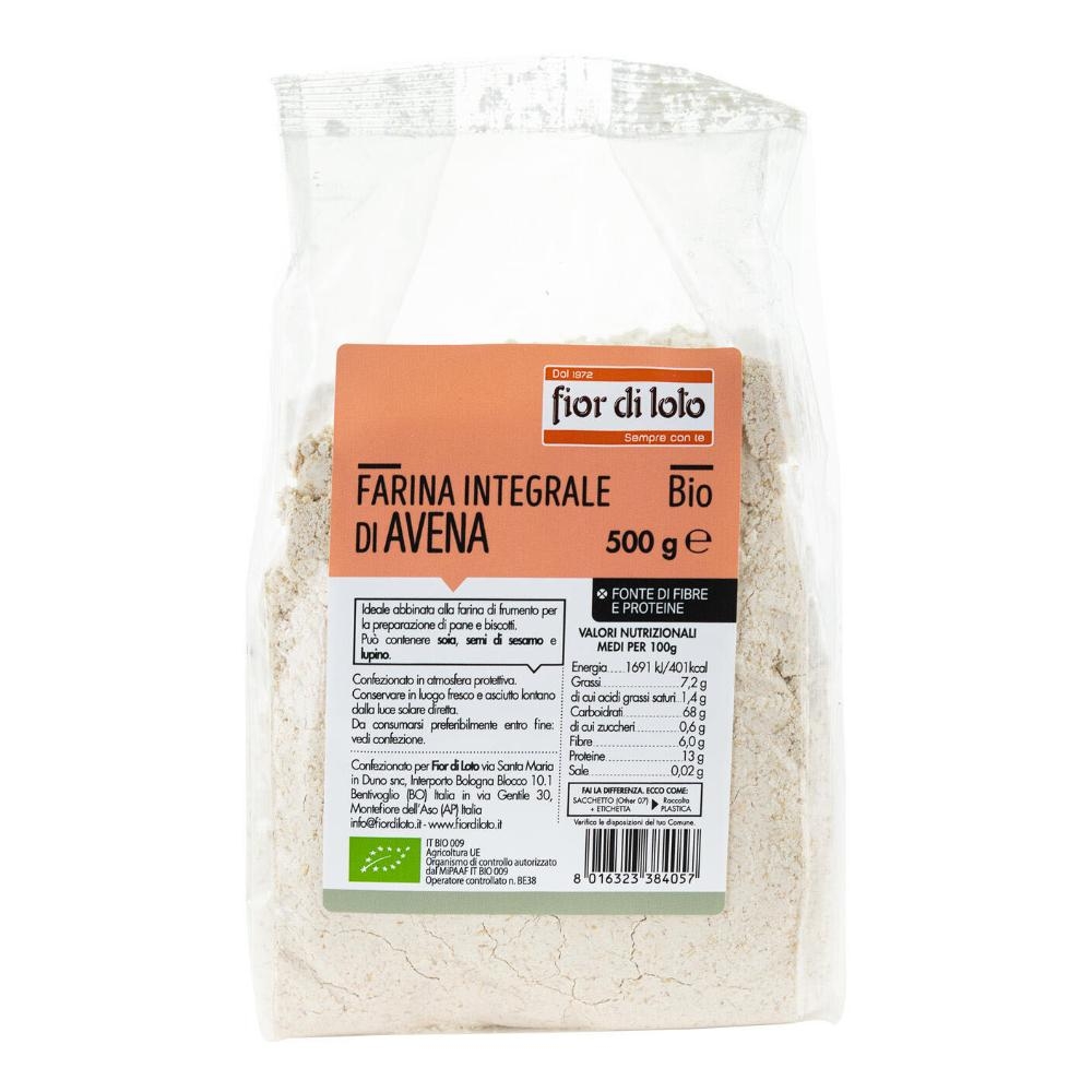 FARINA DI AVENA INTEGRALE 500 G