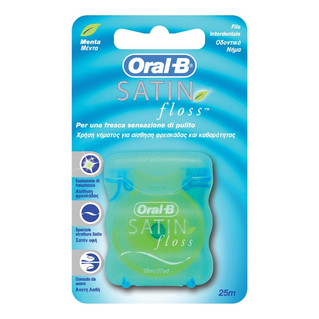 ORALB SATIN FLOSS FILO INTERDENTALE 25 METRI