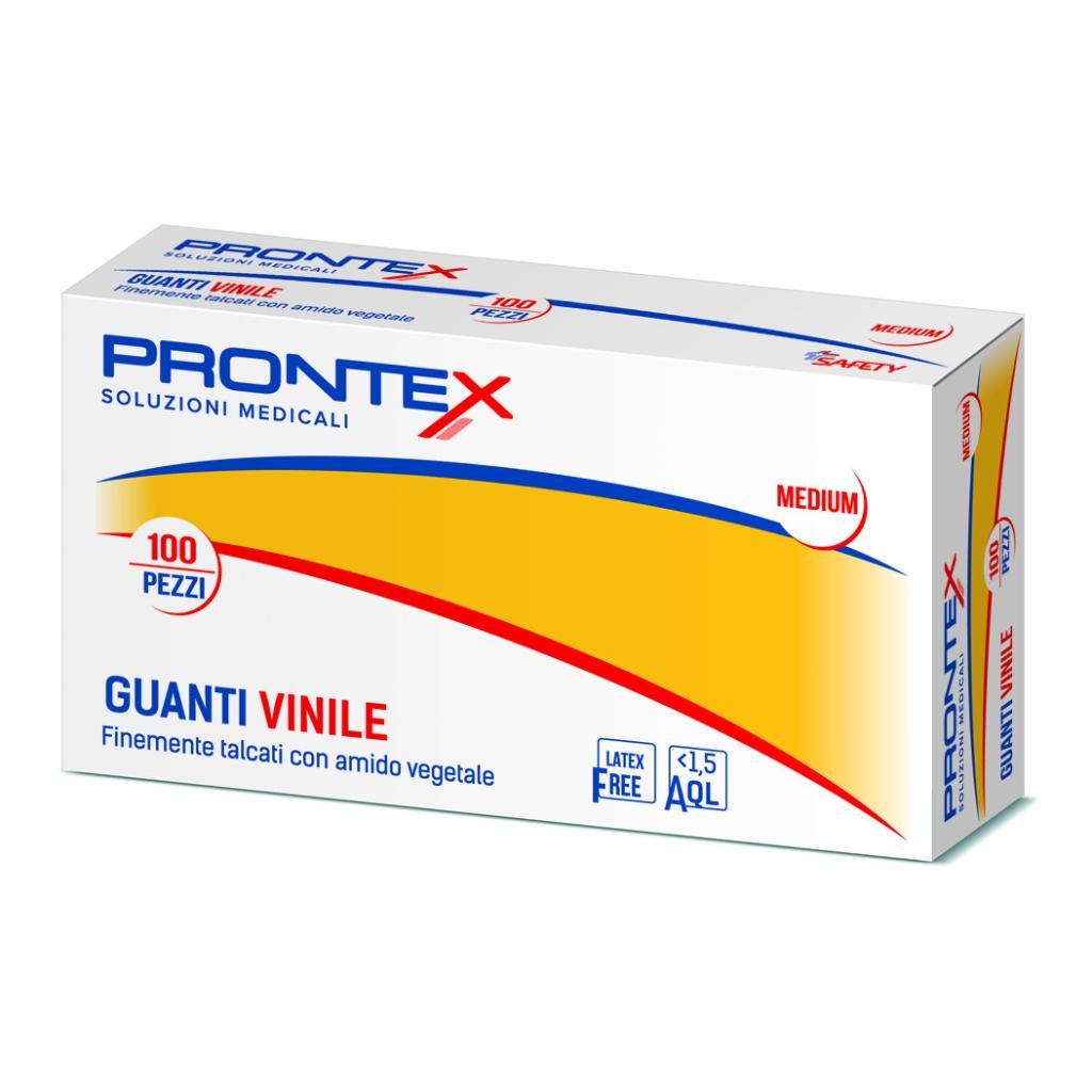 GUANTO PRONTEX VINILE MEDIO 100 PEZZI