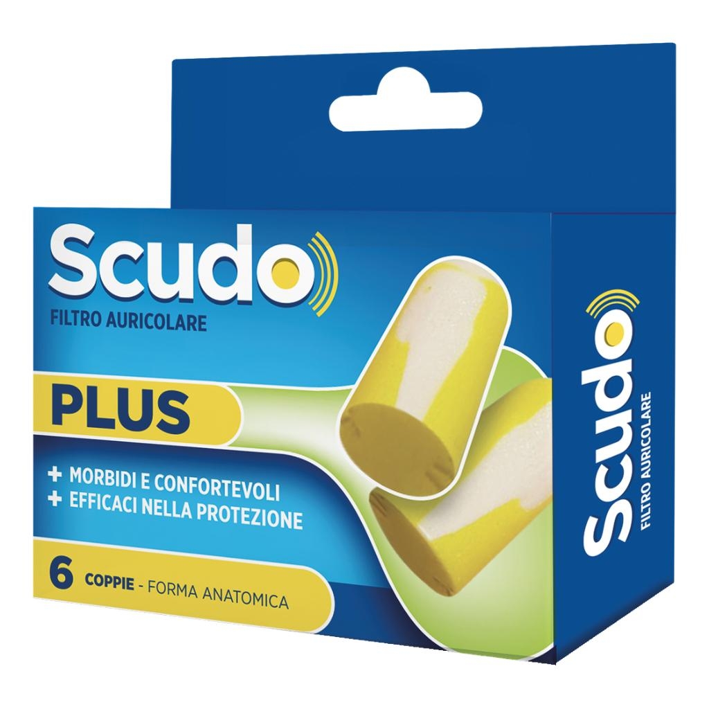 SCUDO FILTRO AURICOLARE PLUS SNR 37 DB 5-11MM 3 PAIA