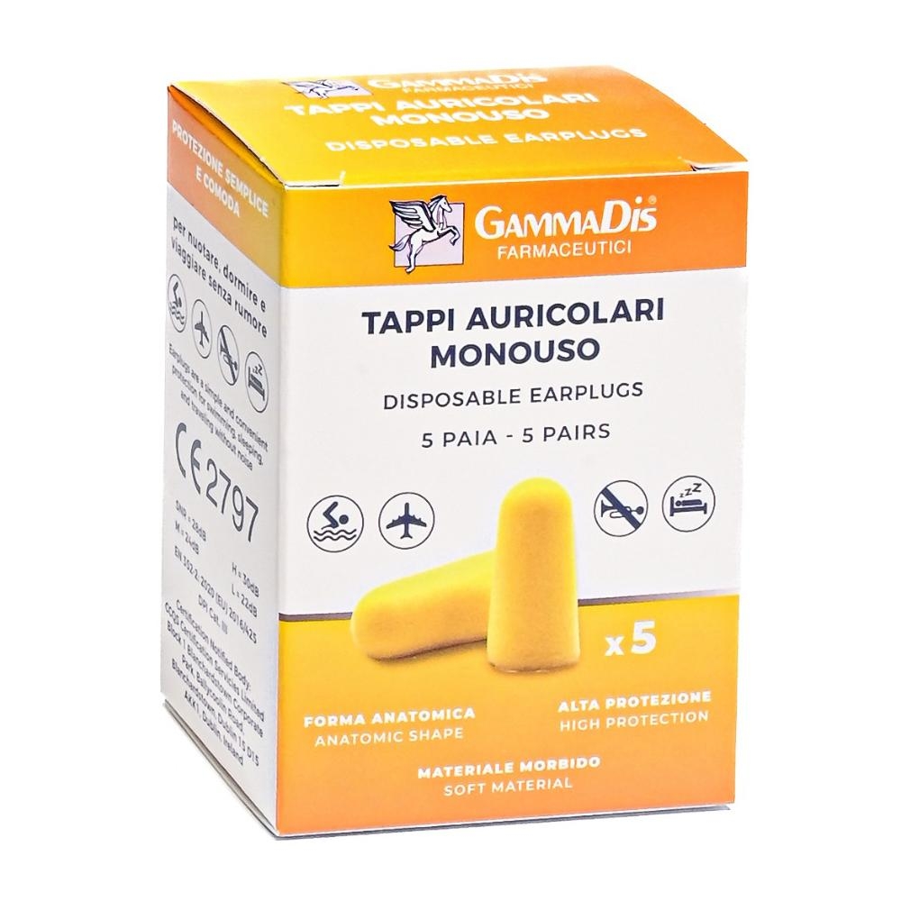TAPPO AURICOLARE EAR GOMMAPIUMA 10 PEZZI GAMMADIS