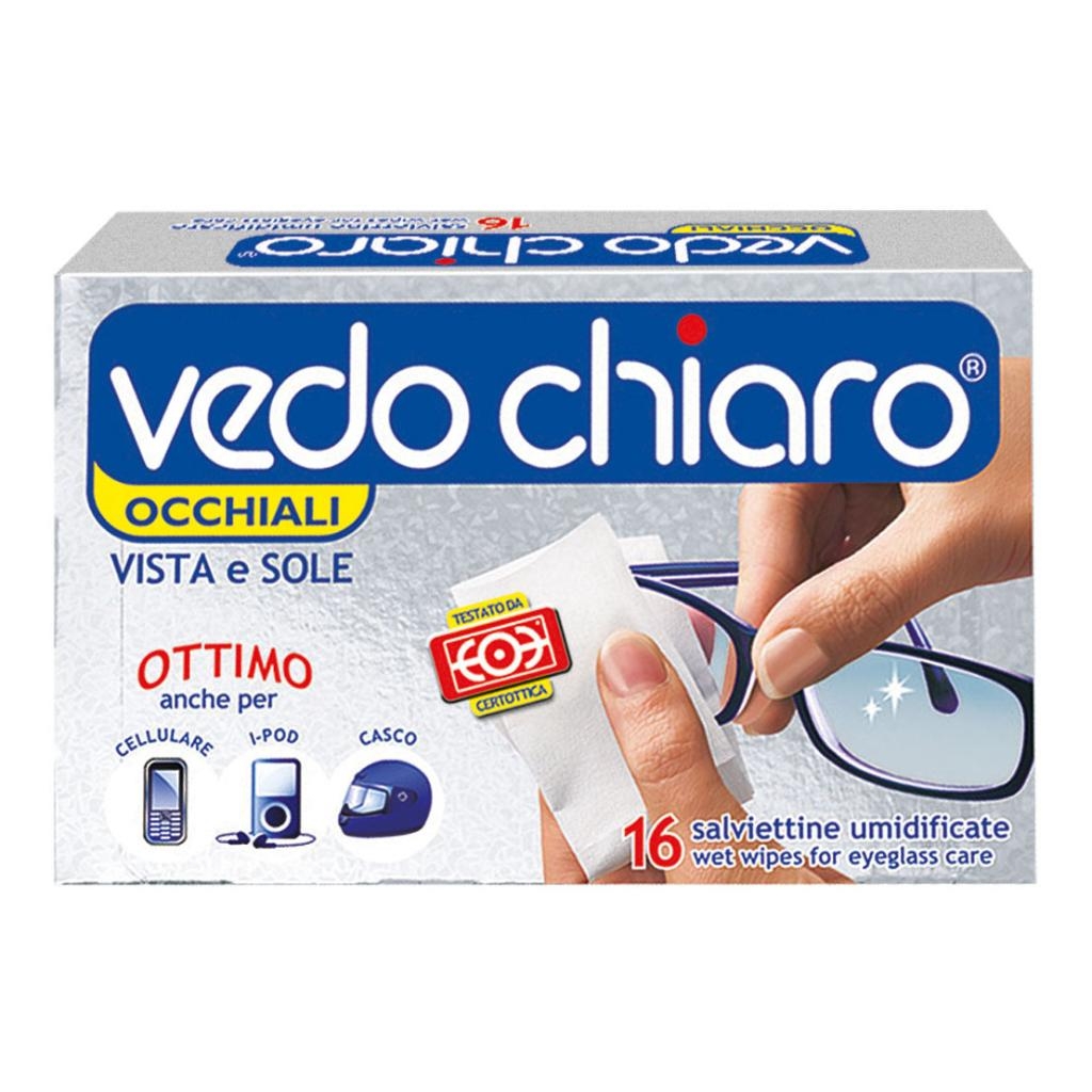 VEDOCHIARO OCCHIALI 16 SALVIETTE UMIDIFICATE