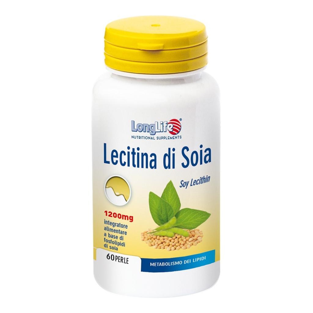 LONGLIFE LECITINA SOIA 60 PERLE DI GELATINA DA 1,7 G